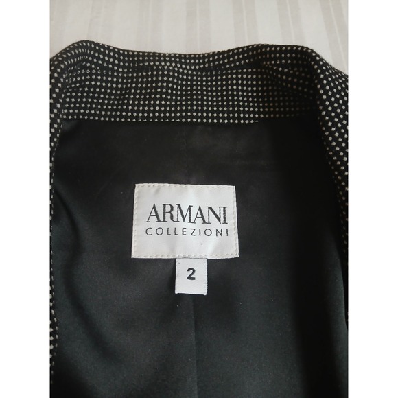 Armani Collezioni Blazer 2 Wool Single Button Academia Capsule Preppy Norm - Picture 4 of 16